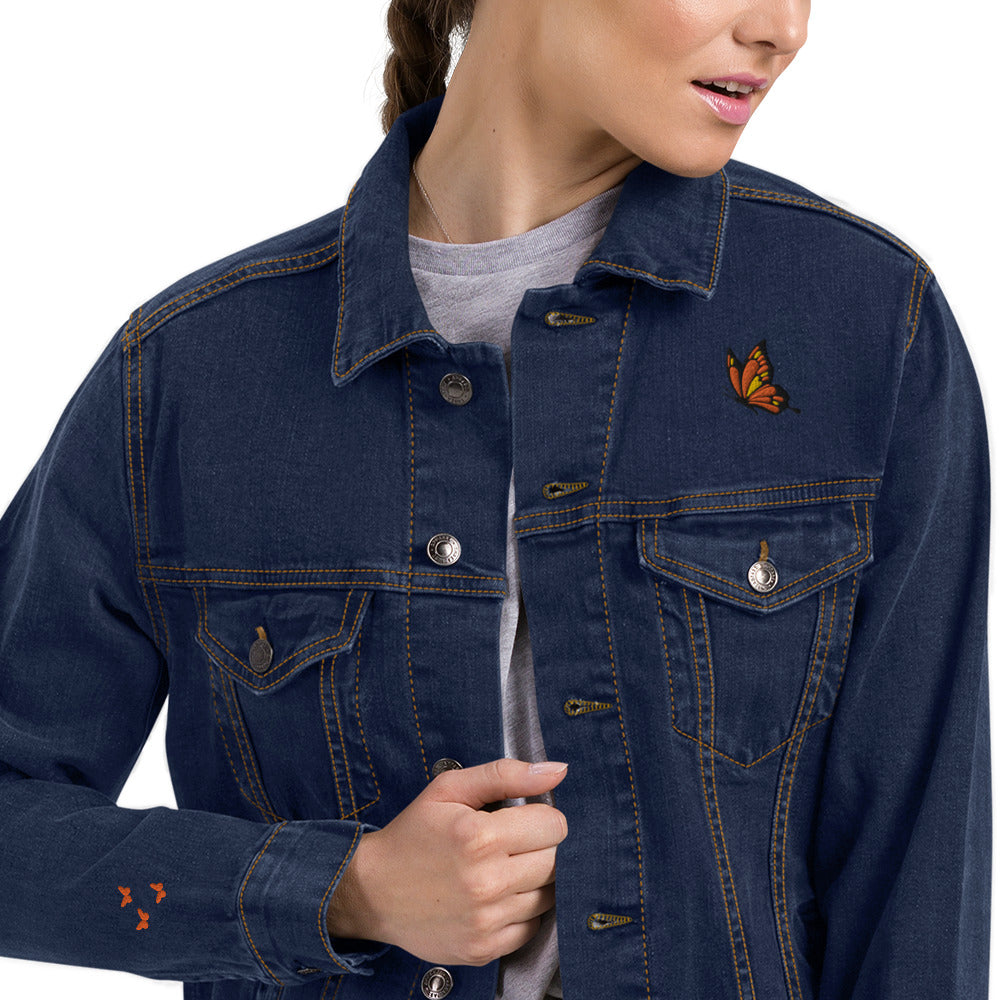 Butterfly Unisex denim jacket