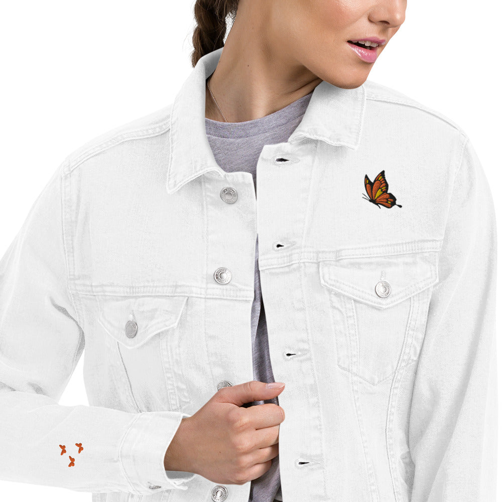 Butterfly Unisex denim jacket