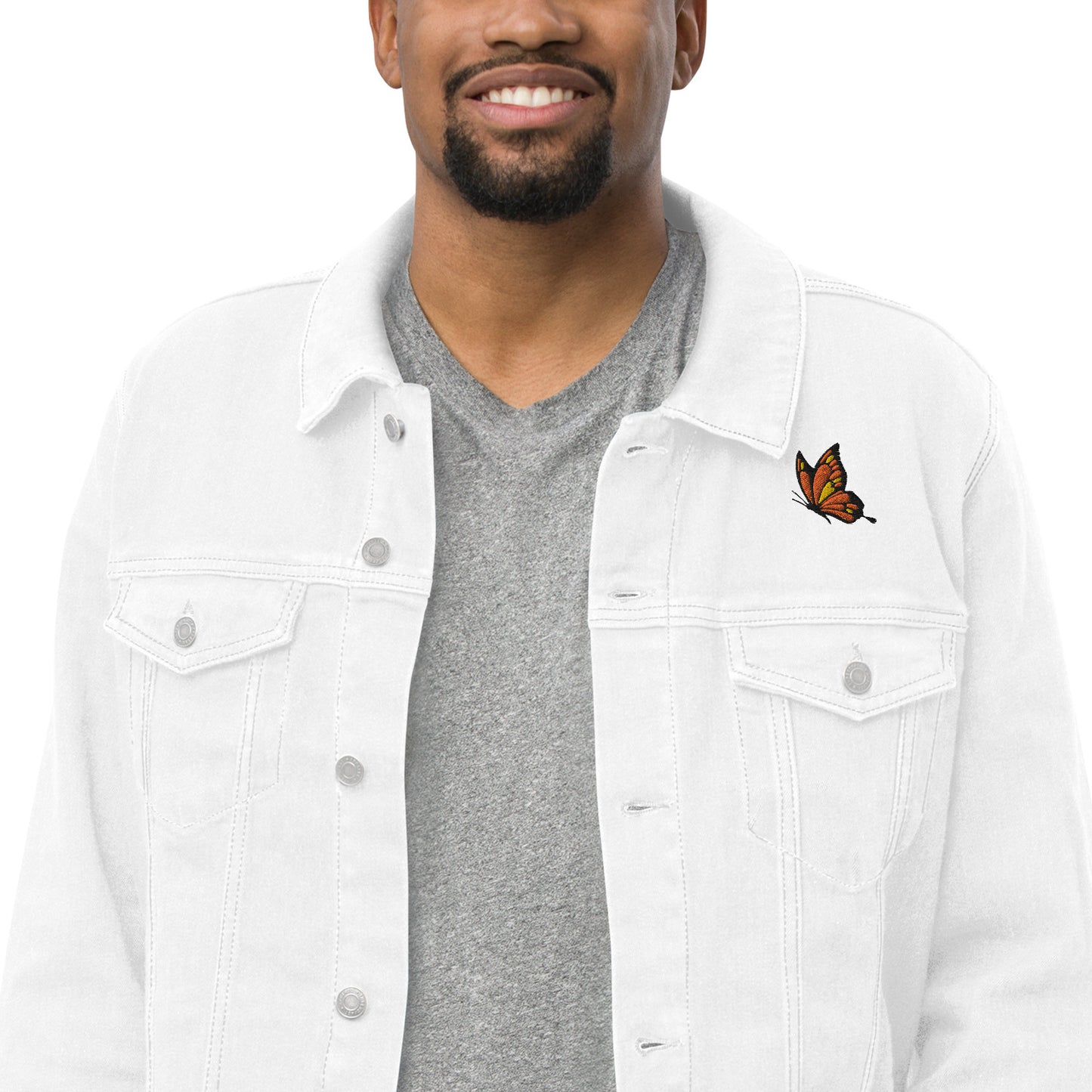 Butterfly Unisex denim jacket