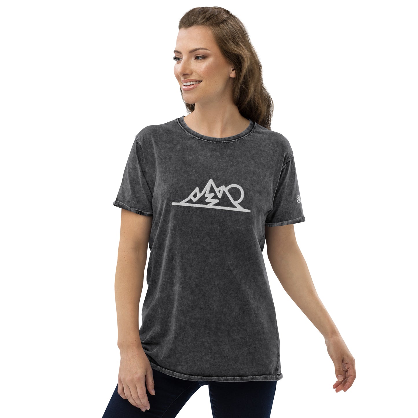Mountains Denim T-Shirt