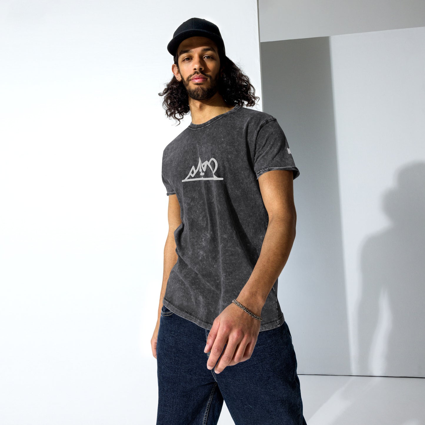 Mountains Denim T-Shirt