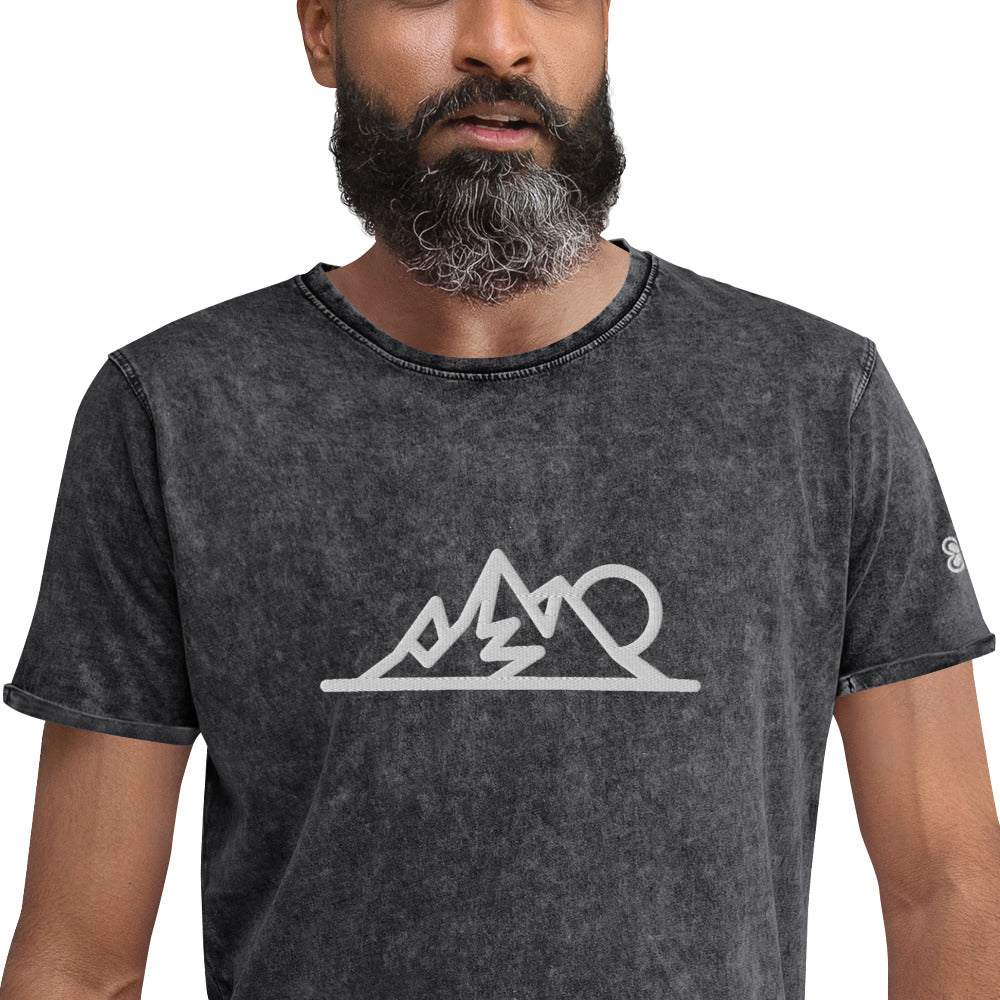Mountains Denim T-Shirt