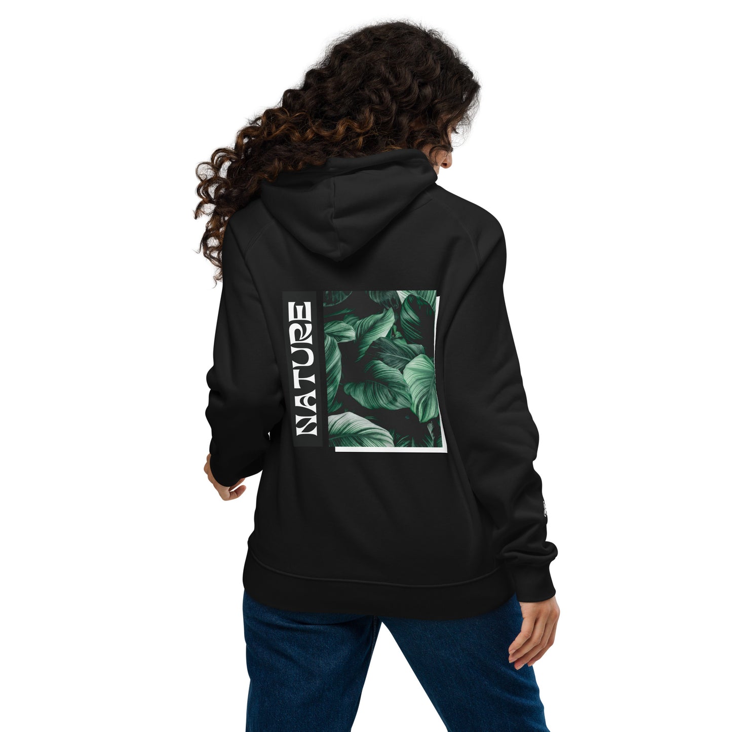 Nature Unisex eco raglan hoodie