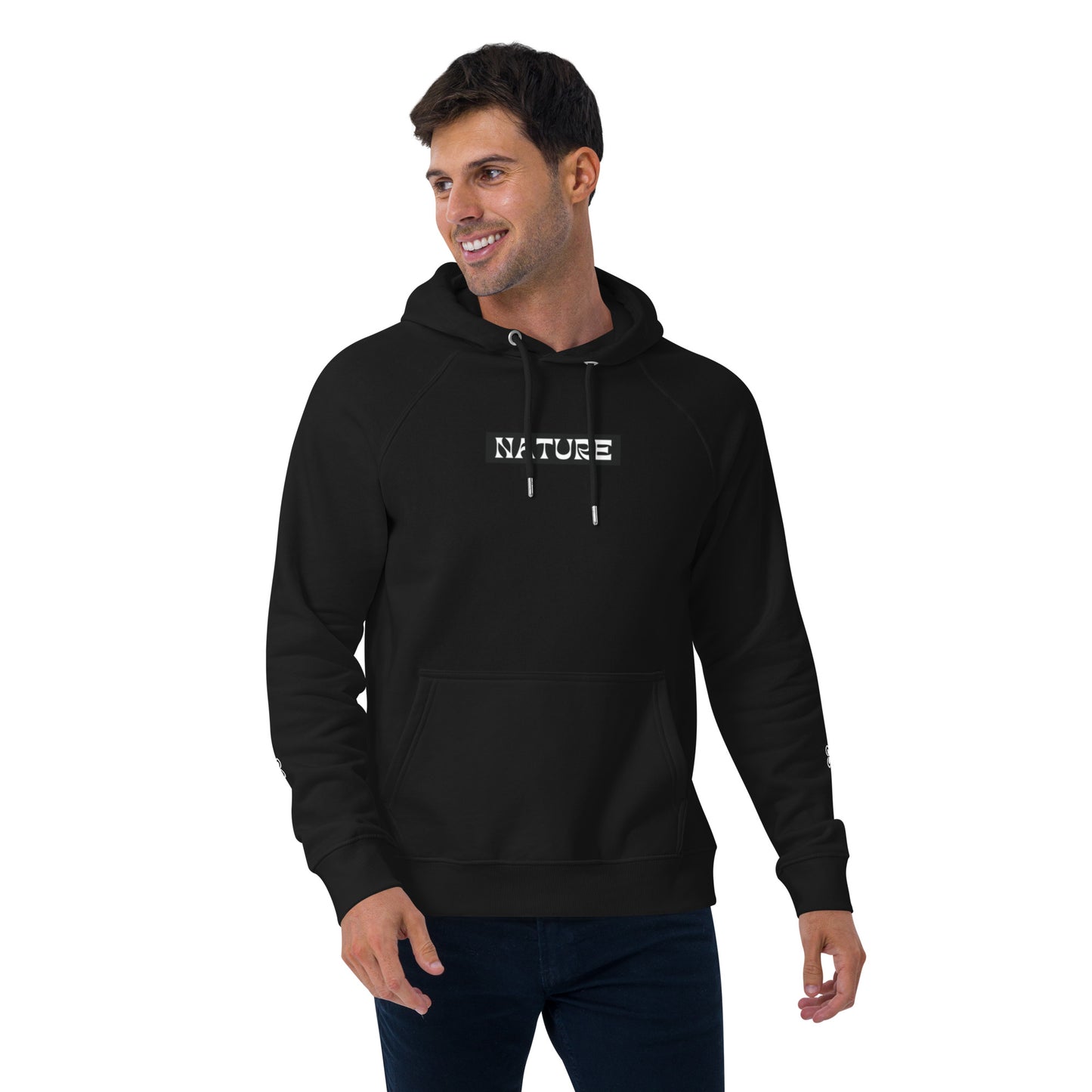 Nature Unisex eco raglan hoodie