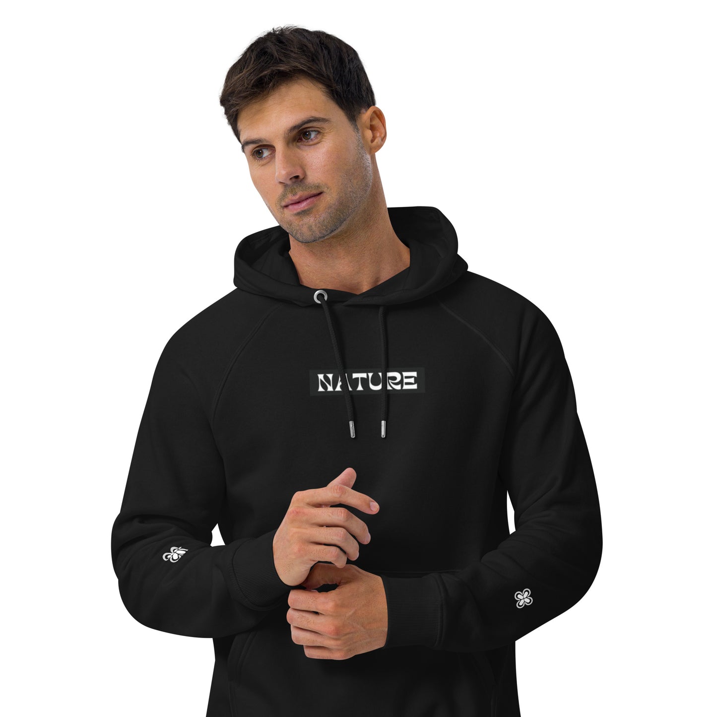 Nature Unisex eco raglan hoodie