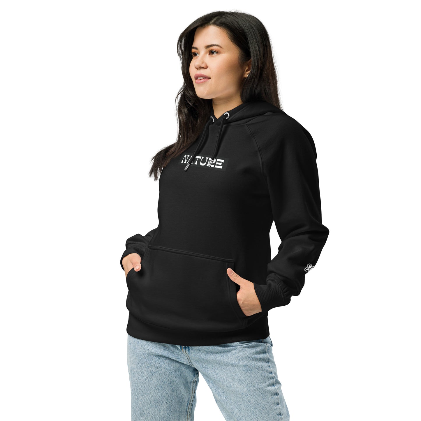 Nature Unisex eco raglan hoodie