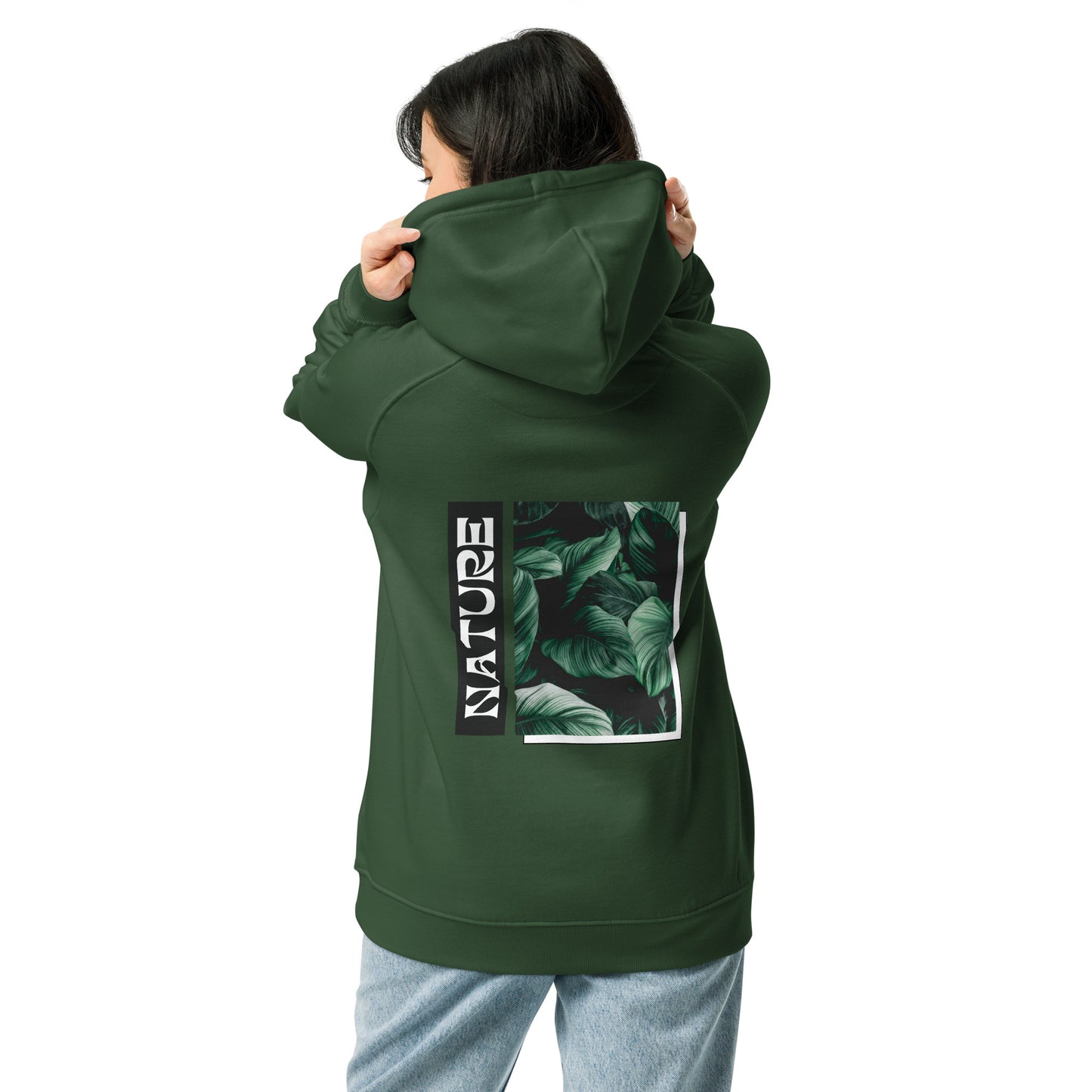 Nature Unisex eco raglan hoodie