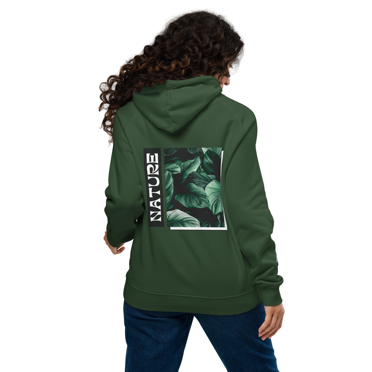 Nature Unisex eco raglan hoodie
