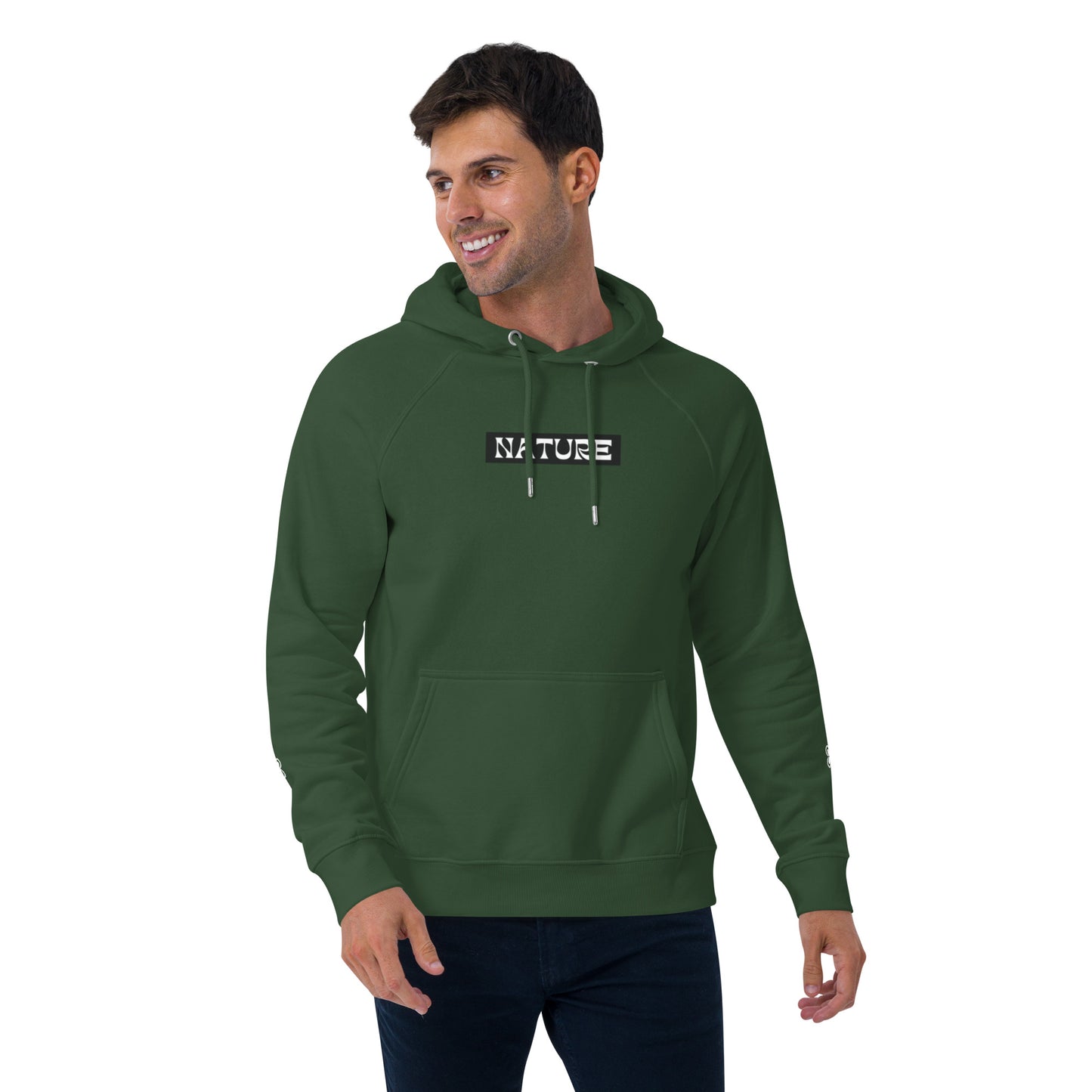 Nature Unisex eco raglan hoodie