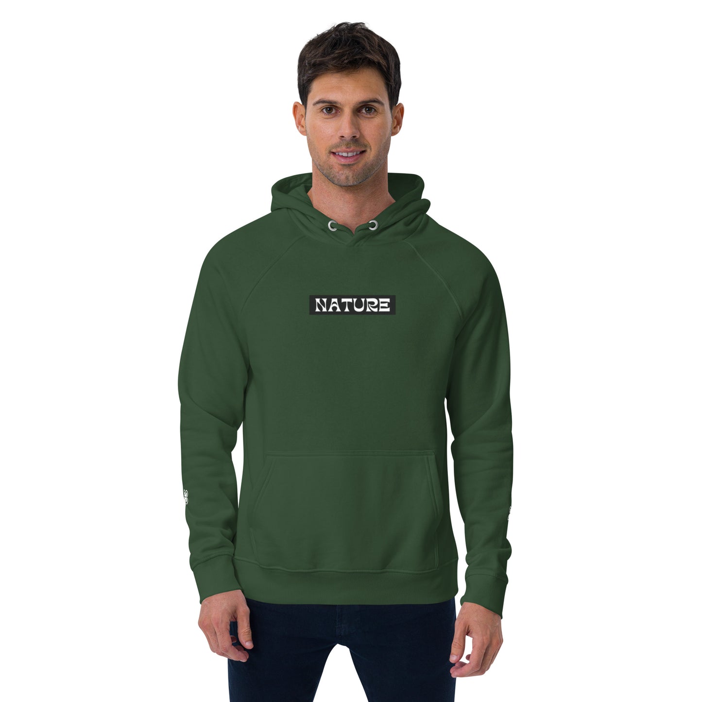 Nature Unisex eco raglan hoodie