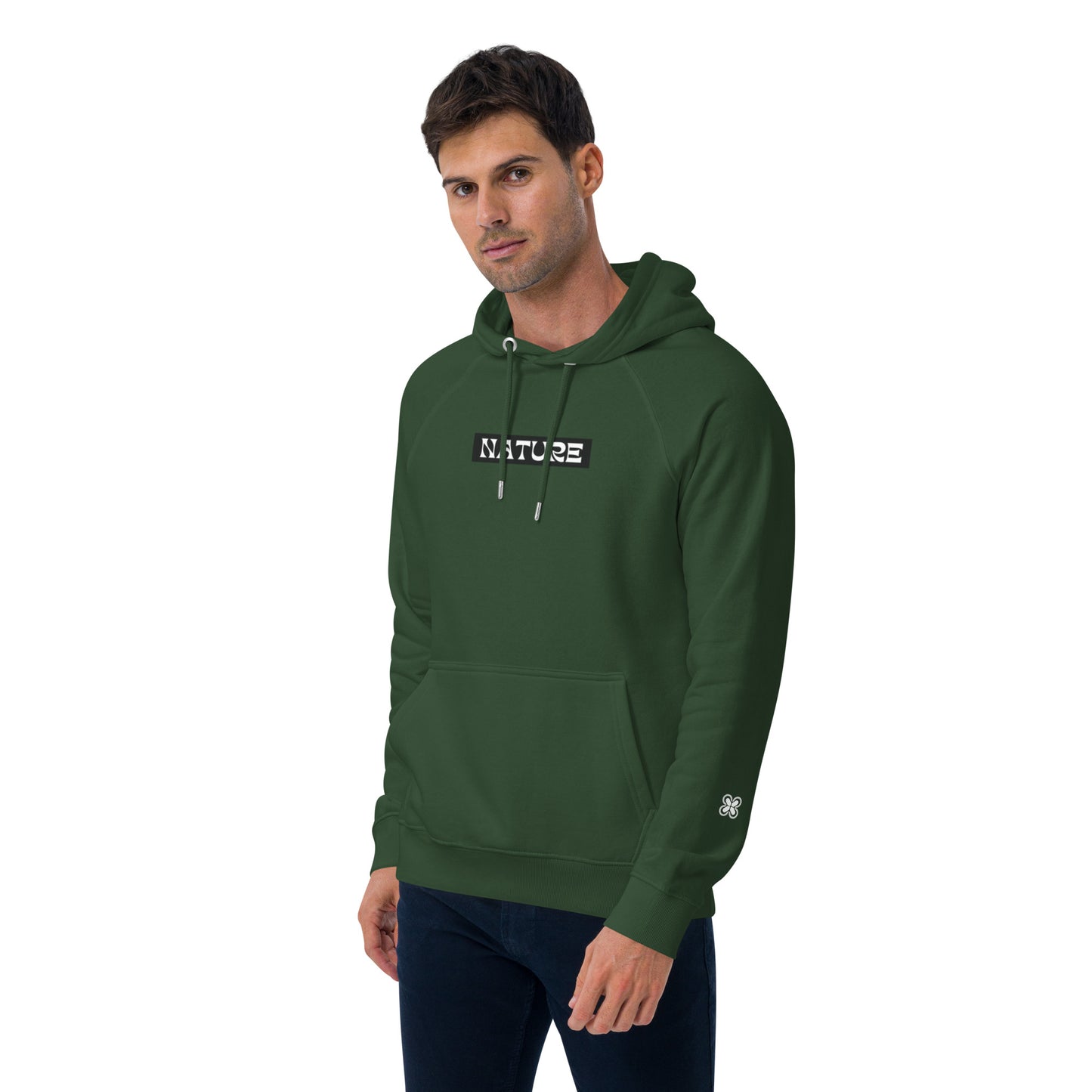 Nature Unisex eco raglan hoodie