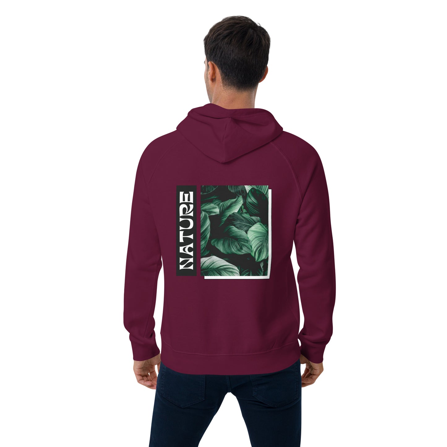 Nature Unisex eco raglan hoodie