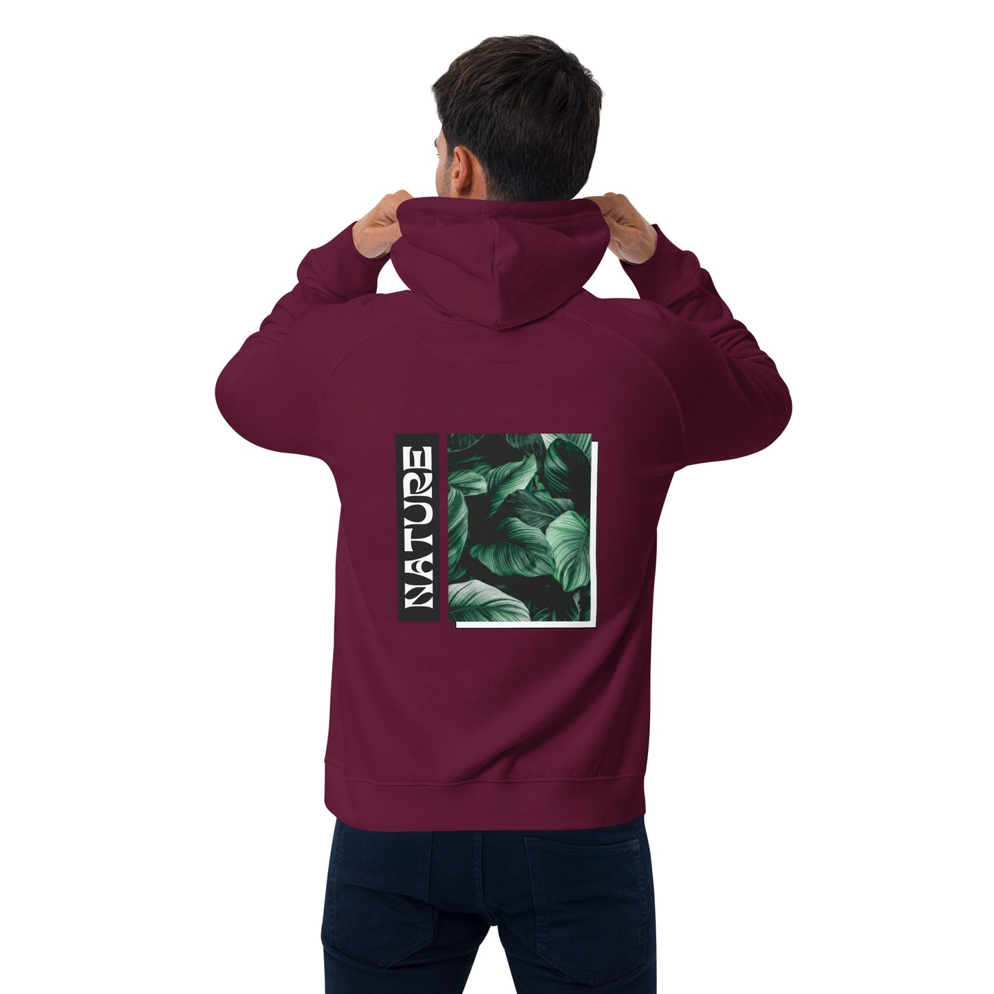 Nature Unisex eco raglan hoodie