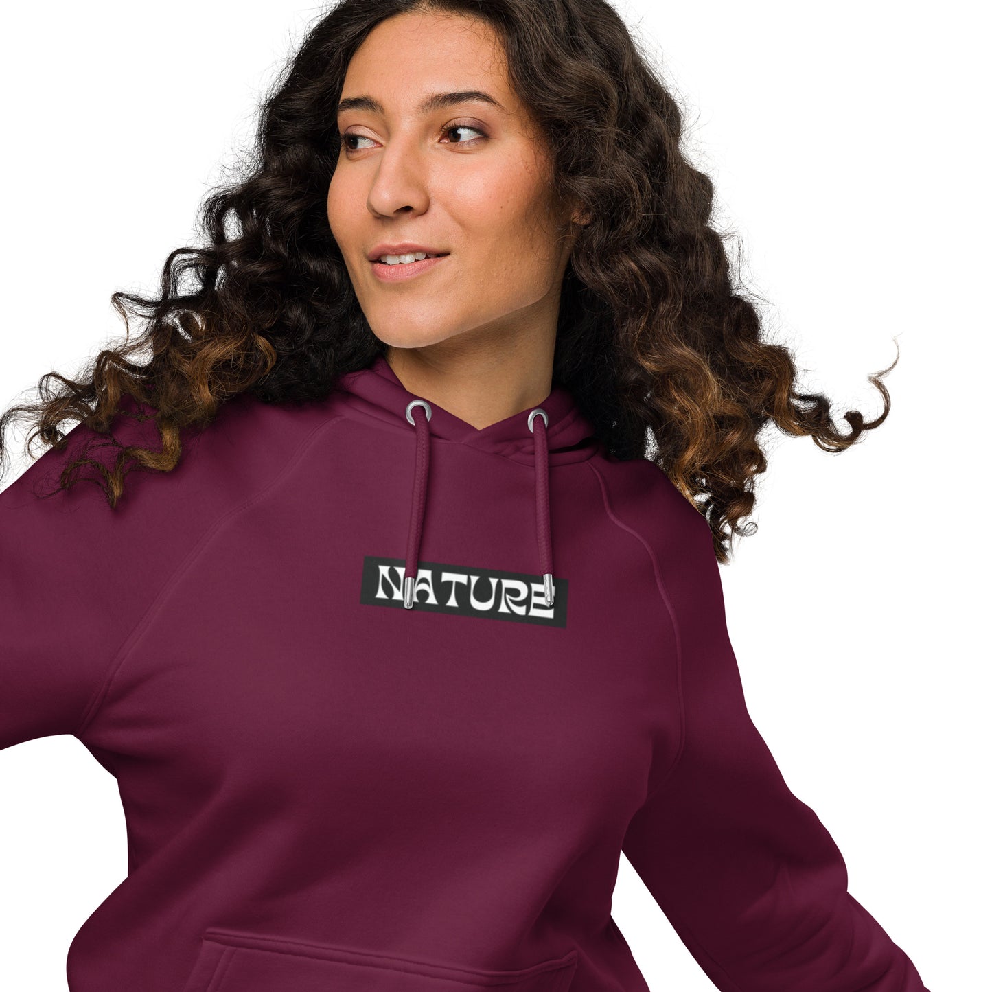 Nature Unisex eco raglan hoodie
