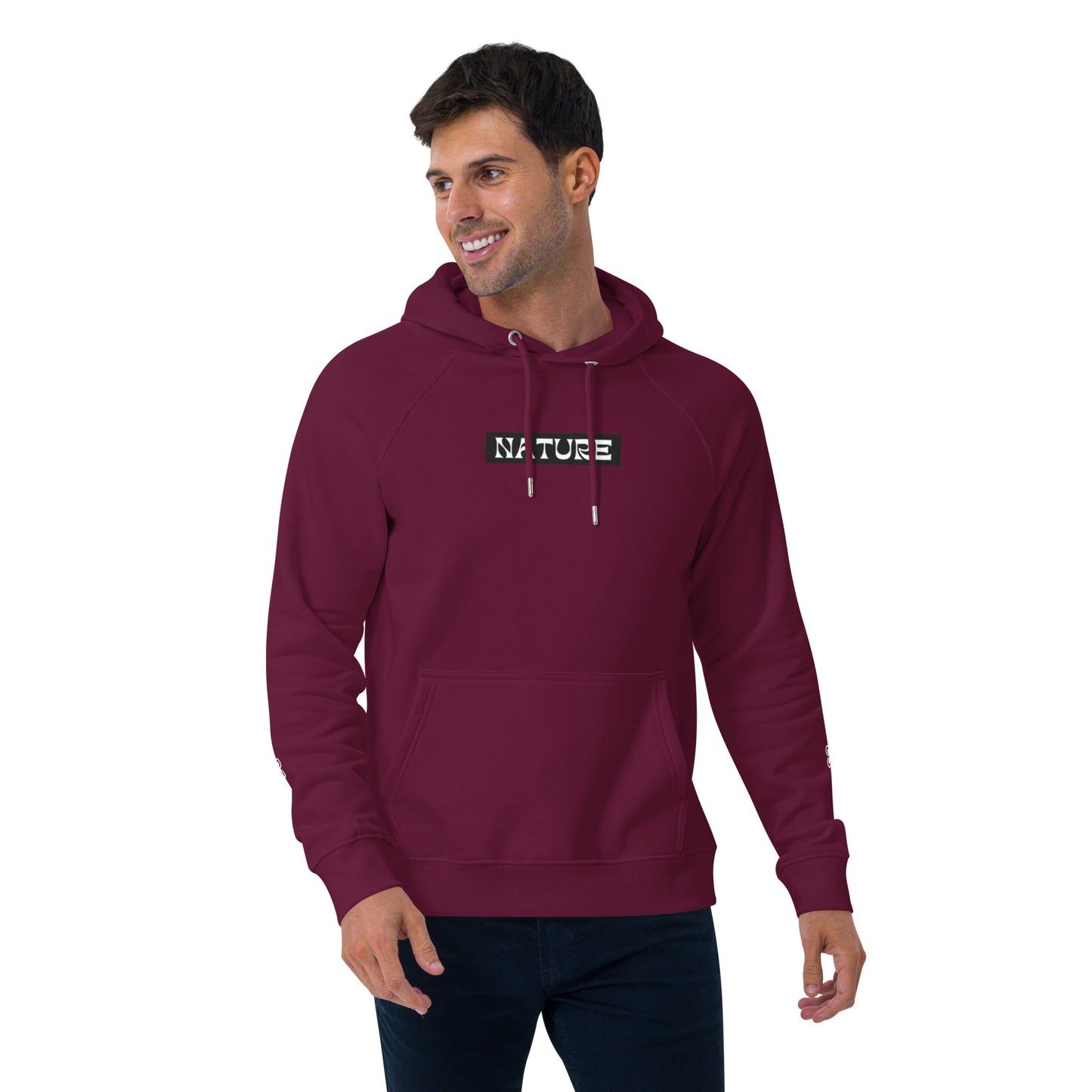 Nature Unisex eco raglan hoodie