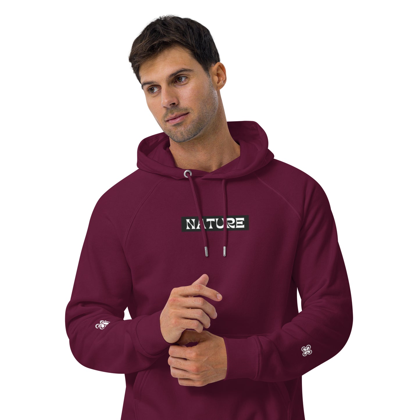 Nature Unisex eco raglan hoodie