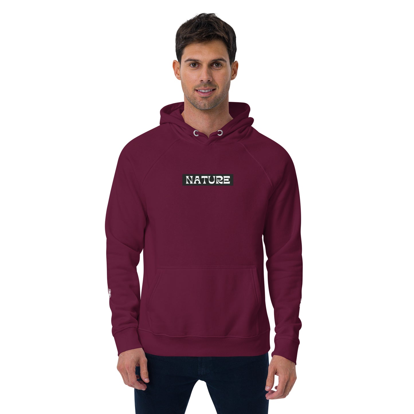 Nature Unisex eco raglan hoodie