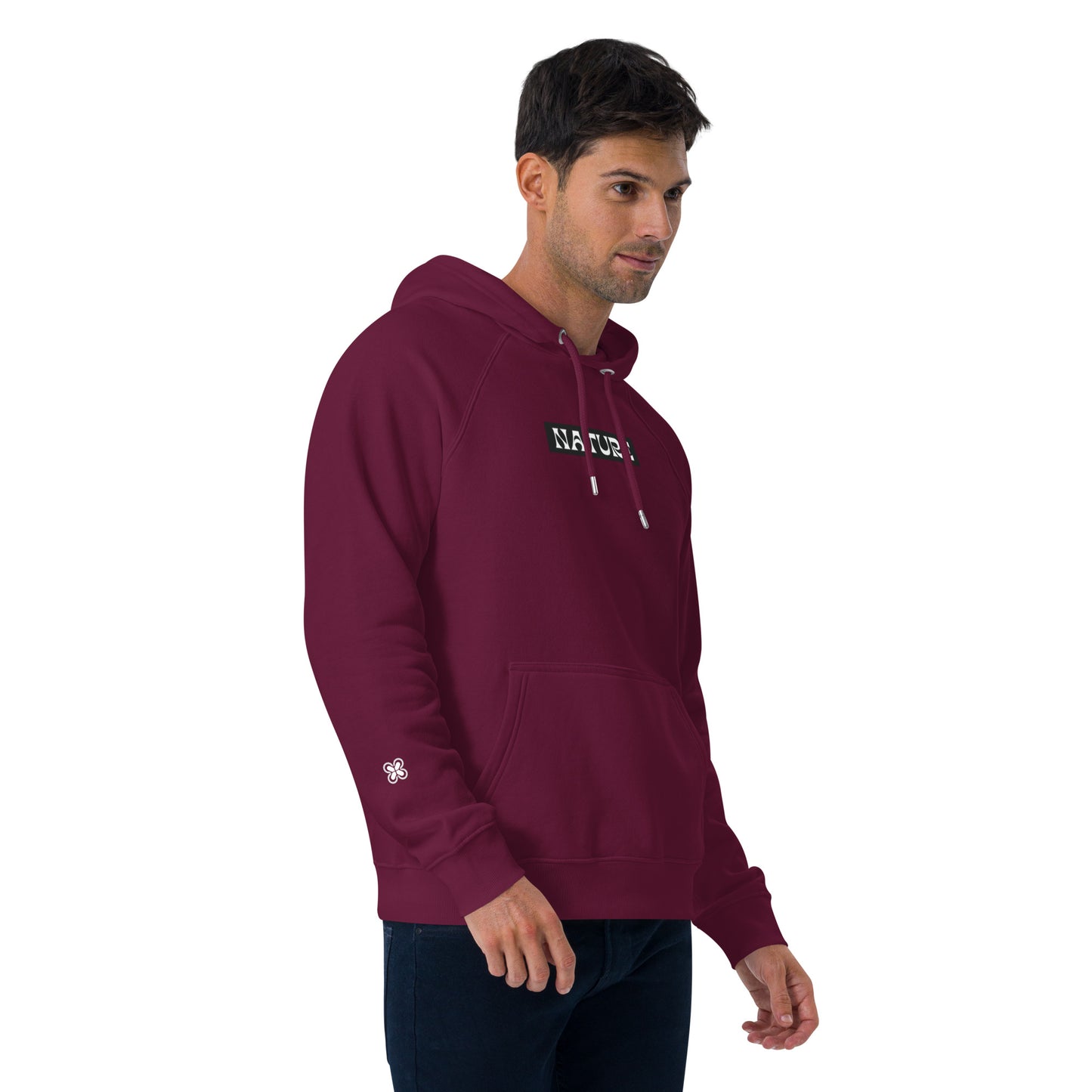 Nature Unisex eco raglan hoodie