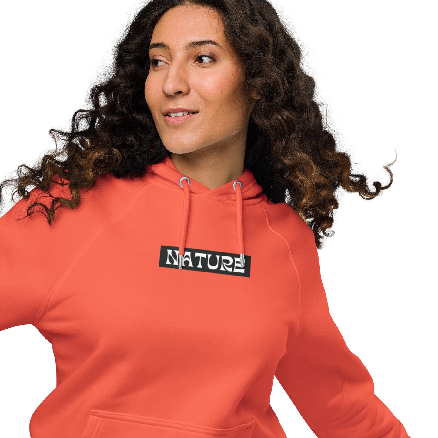 Nature Unisex eco raglan hoodie