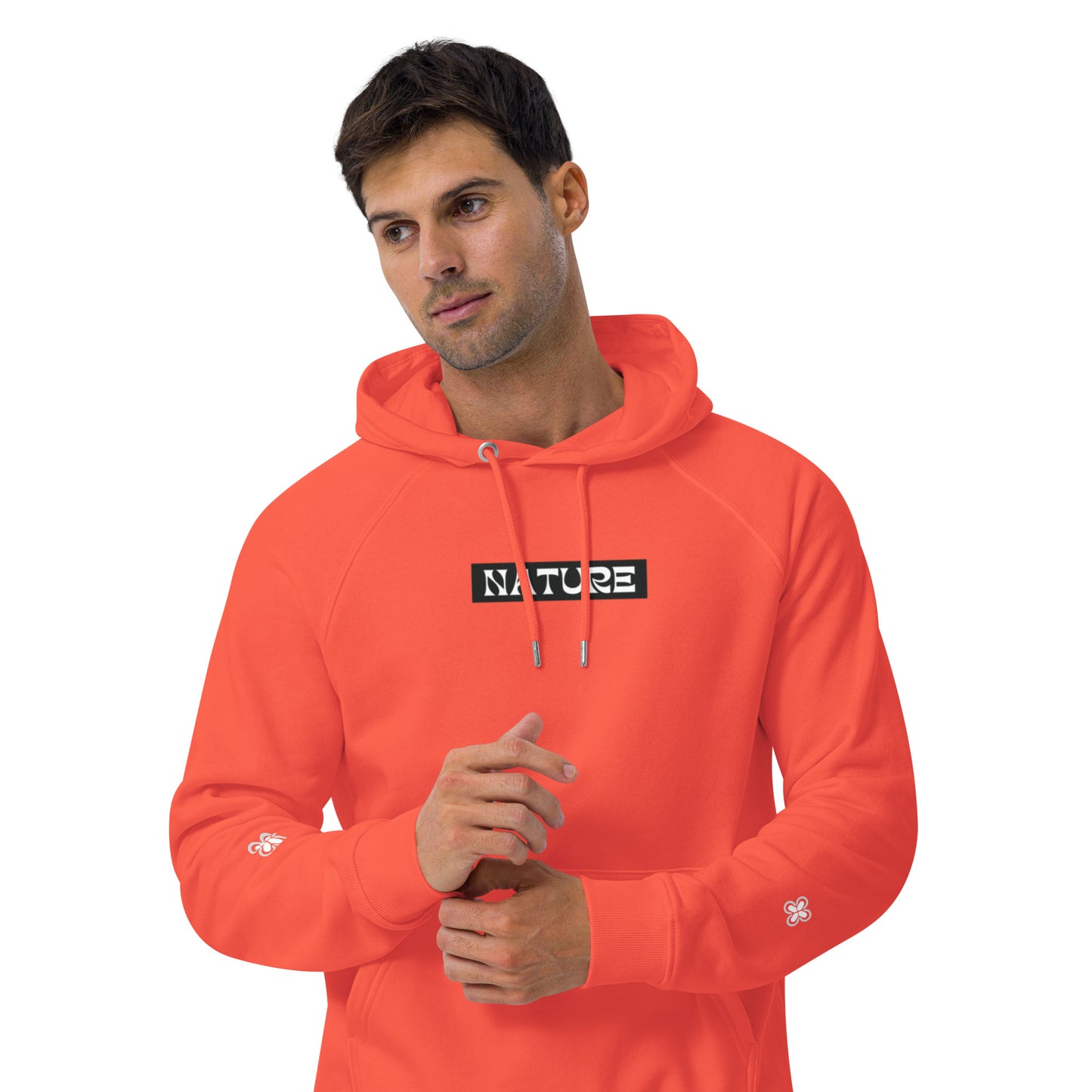 Nature Unisex eco raglan hoodie