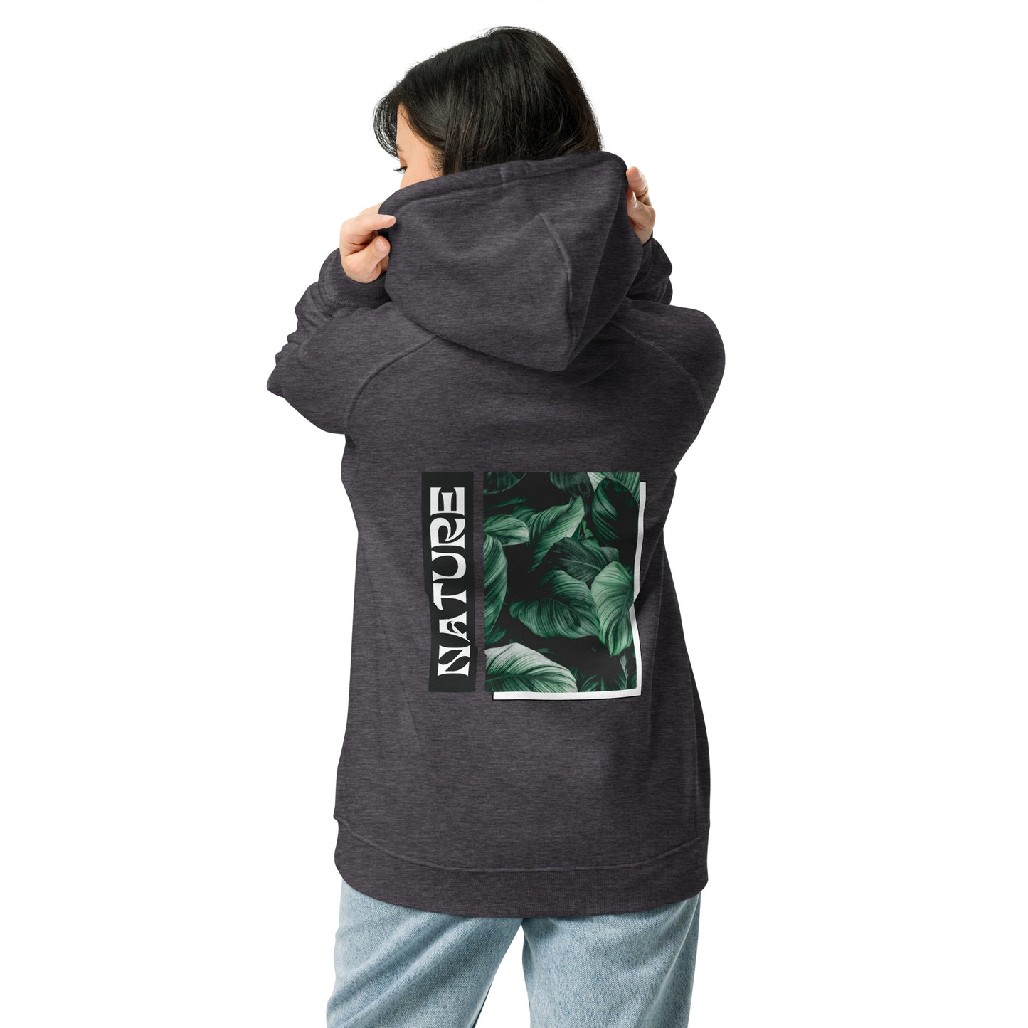 Nature Unisex eco raglan hoodie