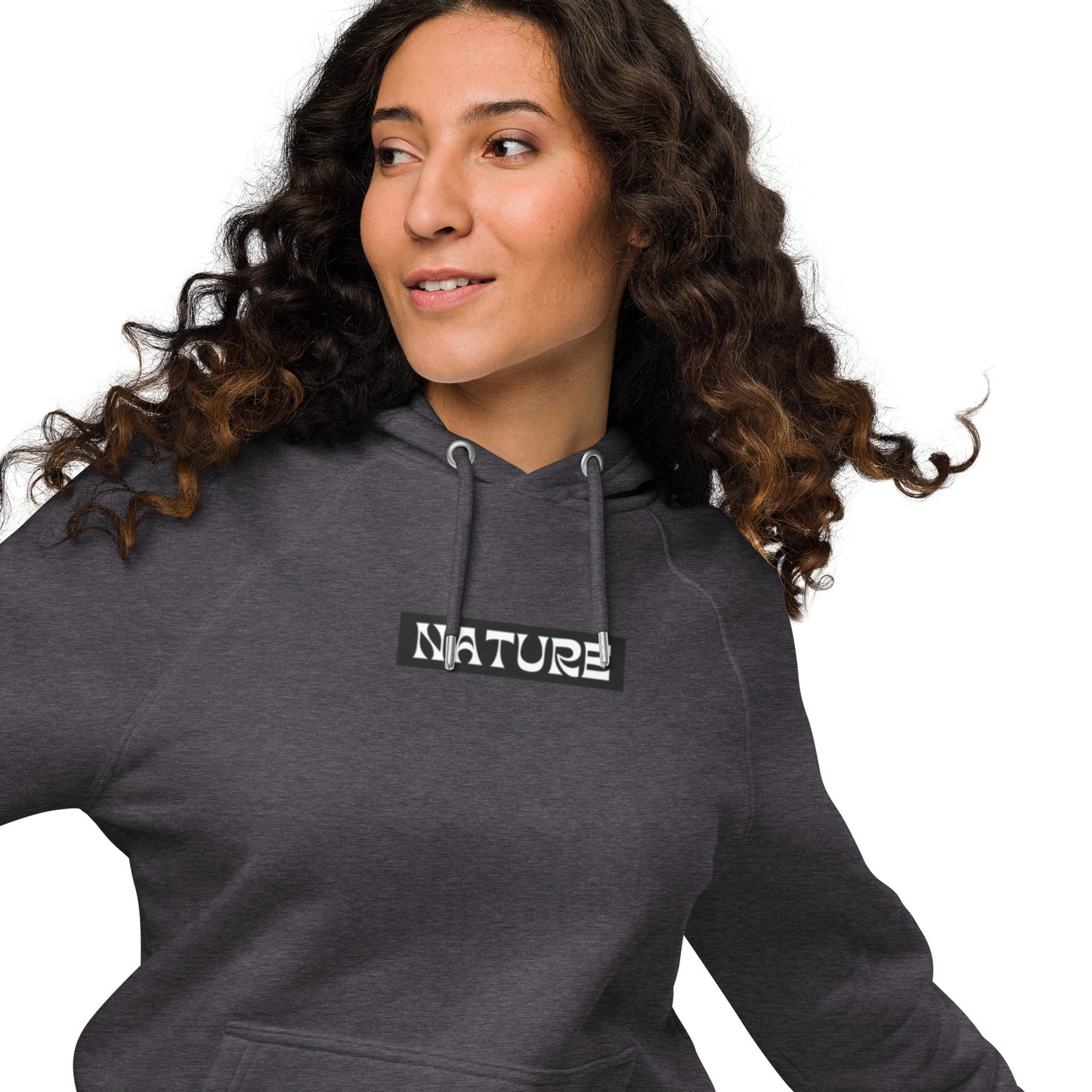 Nature Unisex eco raglan hoodie
