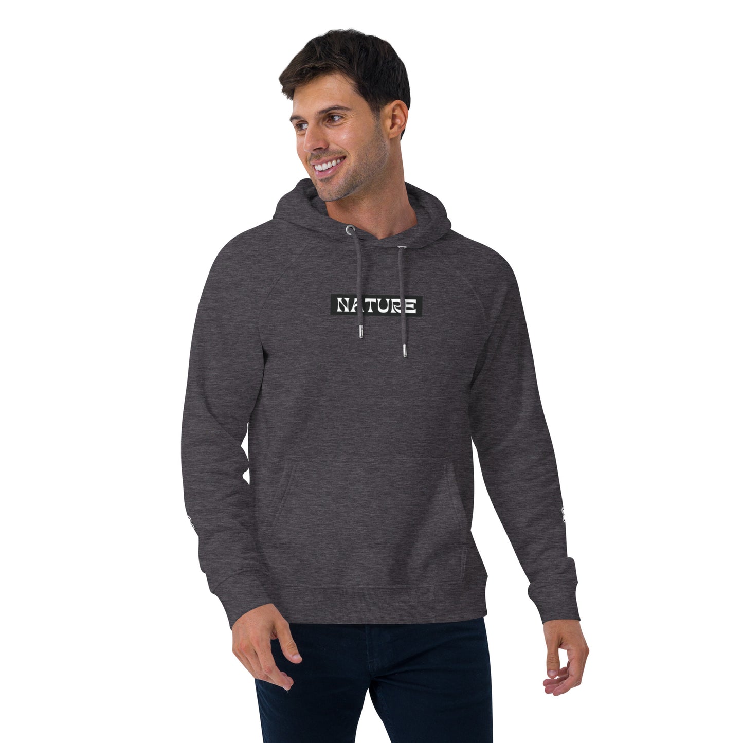 Nature Unisex eco raglan hoodie