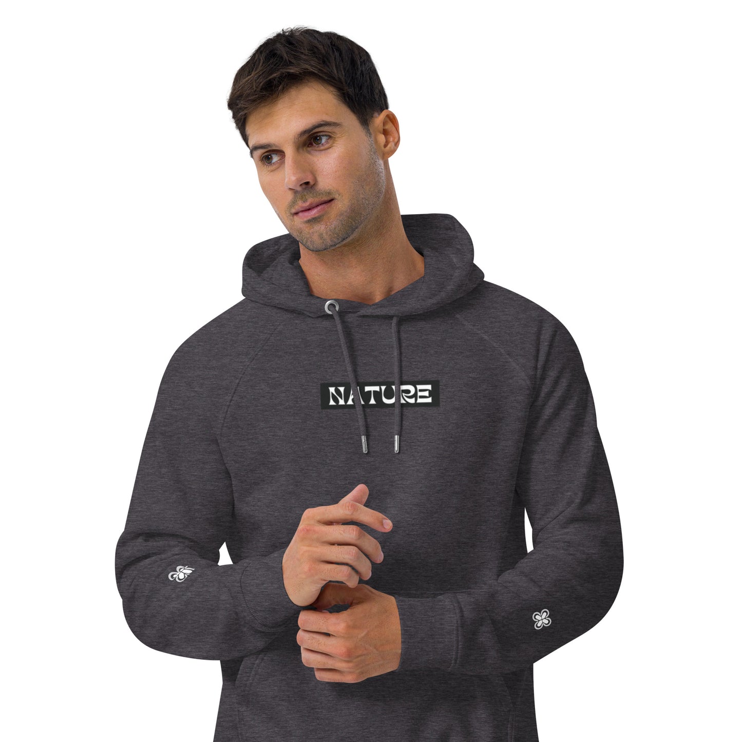 Nature Unisex eco raglan hoodie