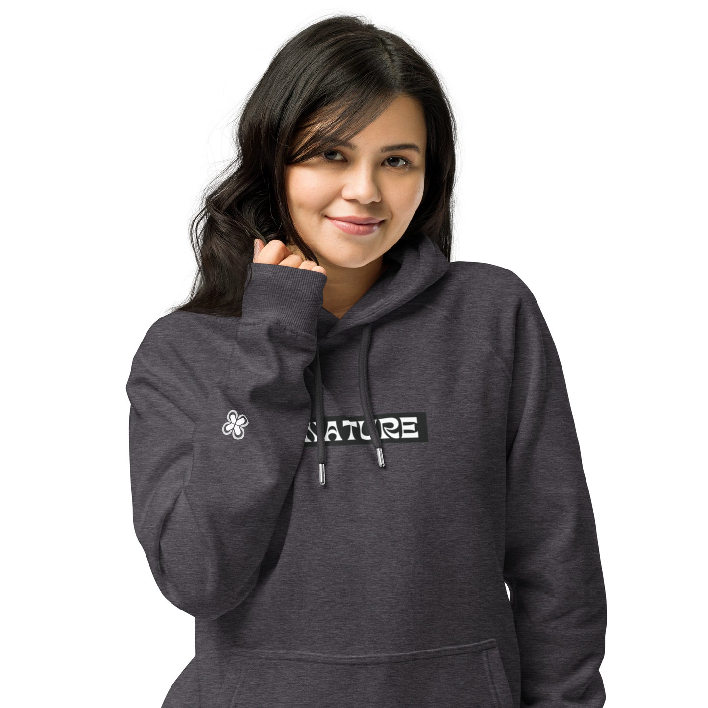 Nature Unisex eco raglan hoodie