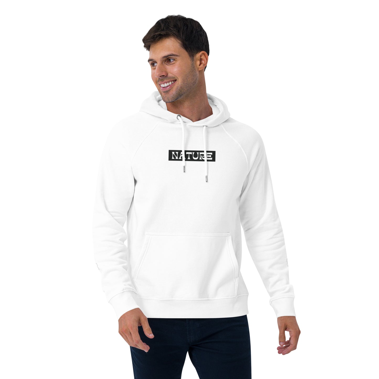 Nature Unisex eco raglan hoodie