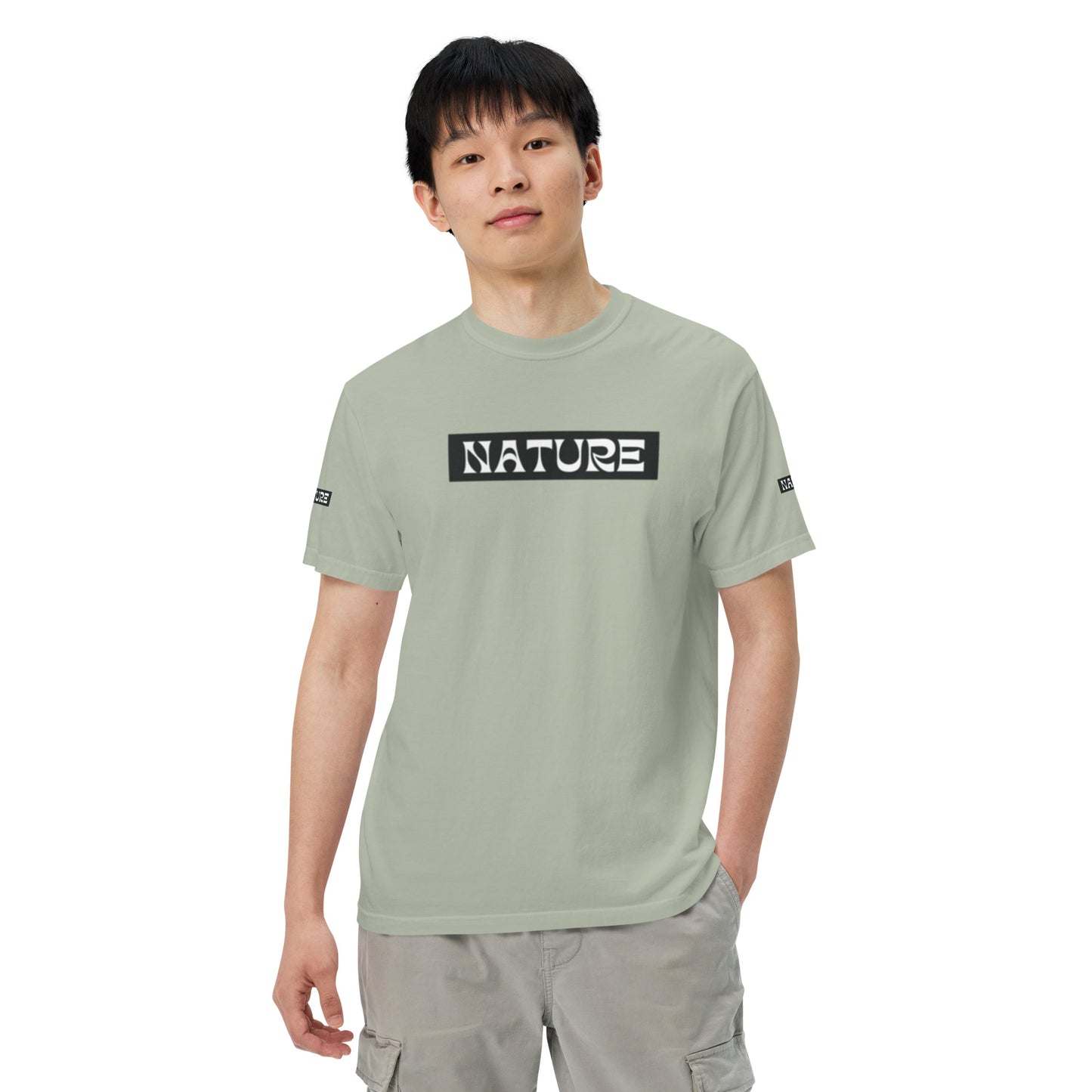 Nature Unisex garment-dyed heavyweight t-shirt
