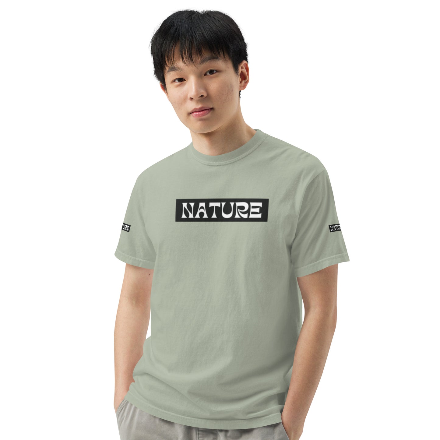 Nature Unisex garment-dyed heavyweight t-shirt