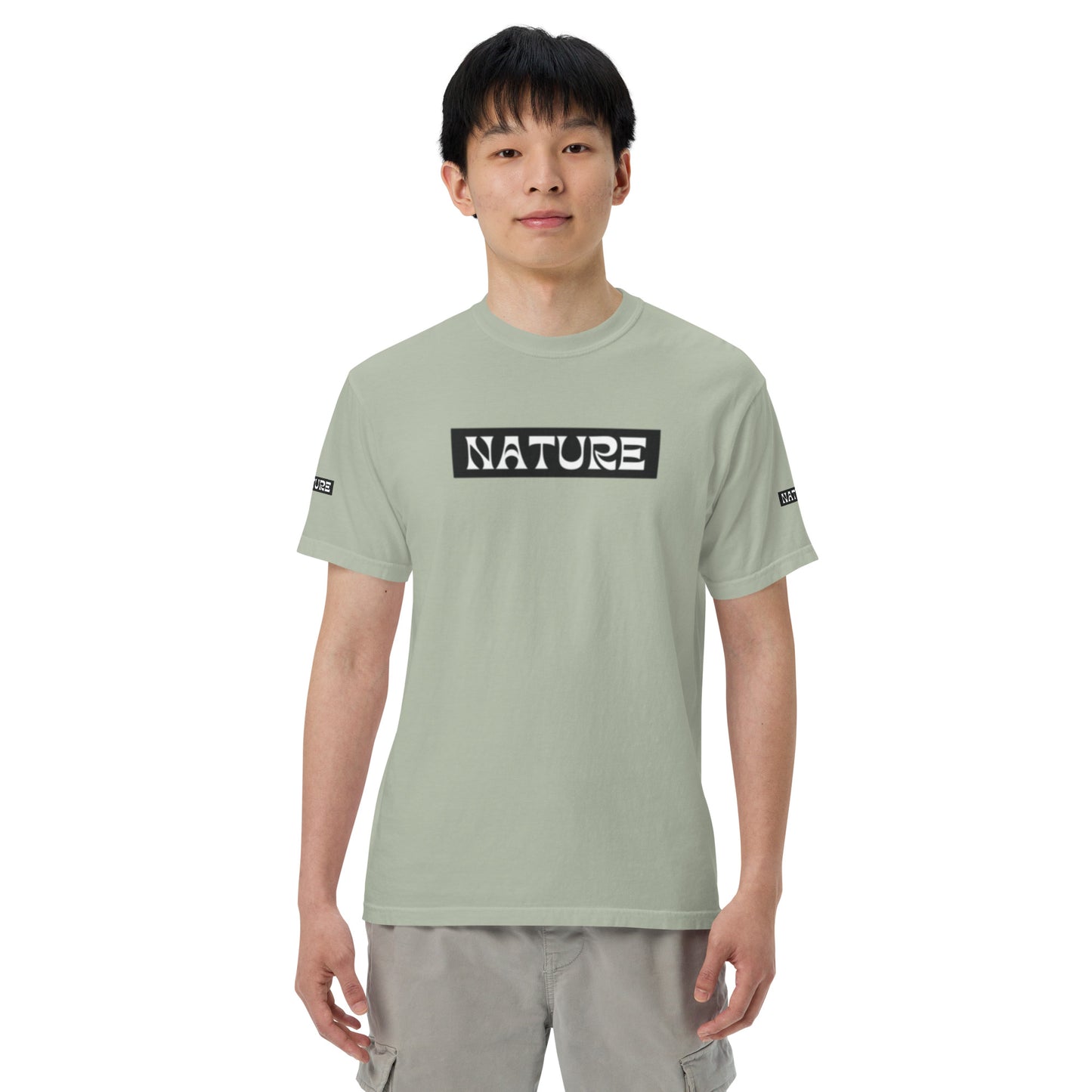 Nature Unisex garment-dyed heavyweight t-shirt
