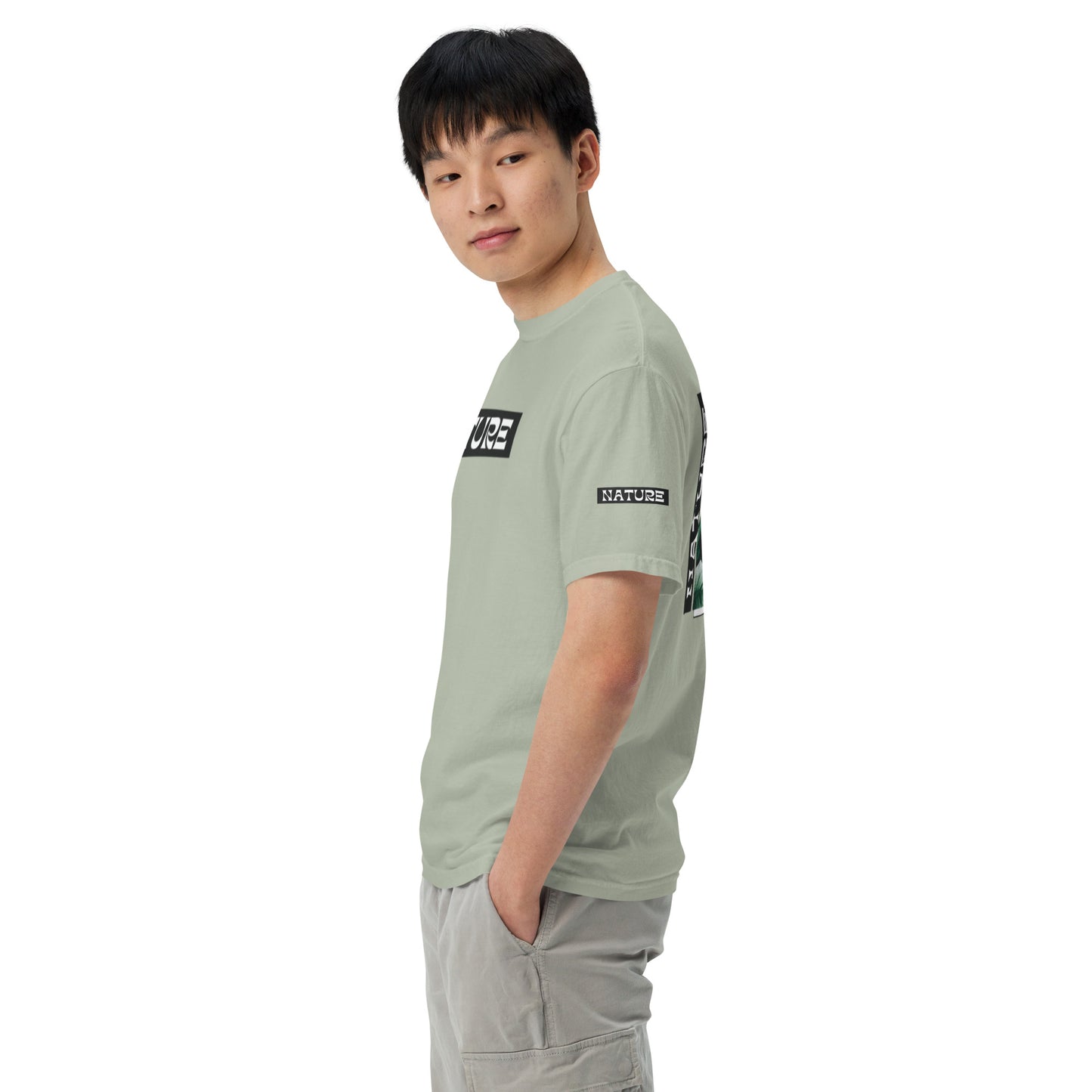 Nature Unisex garment-dyed heavyweight t-shirt