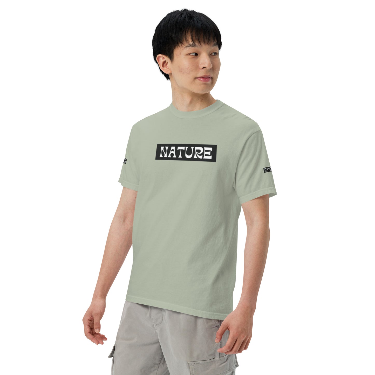 Nature Unisex garment-dyed heavyweight t-shirt