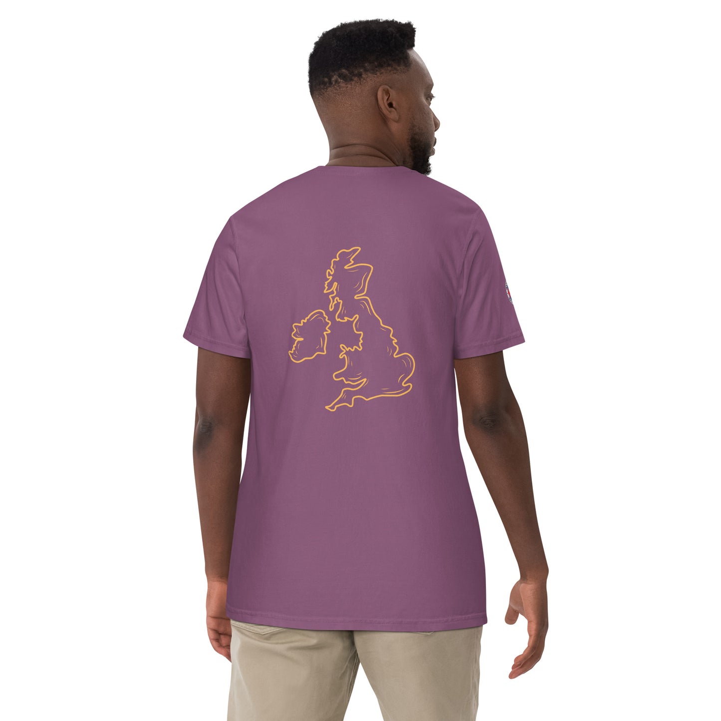 UK Unisex garment-dyed heavyweight t-shirt