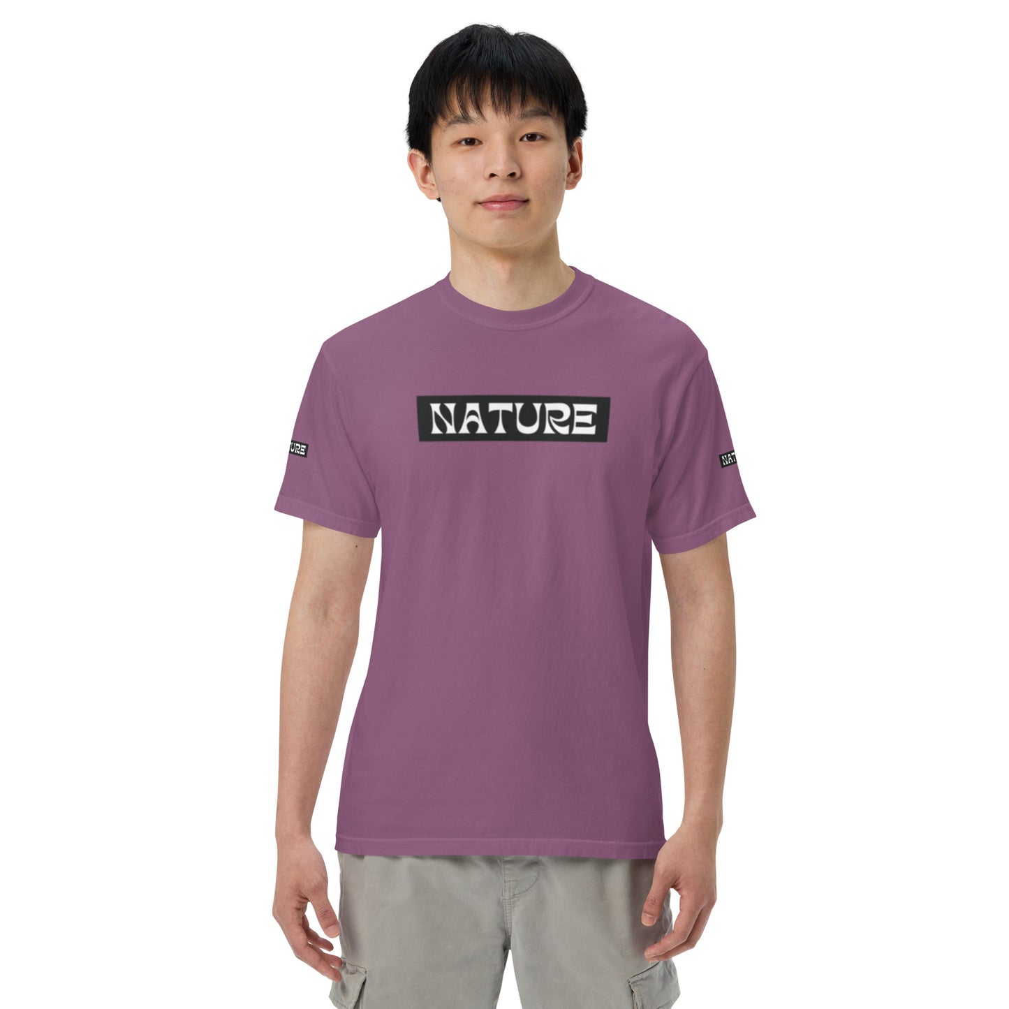 Nature Unisex garment-dyed heavyweight t-shirt