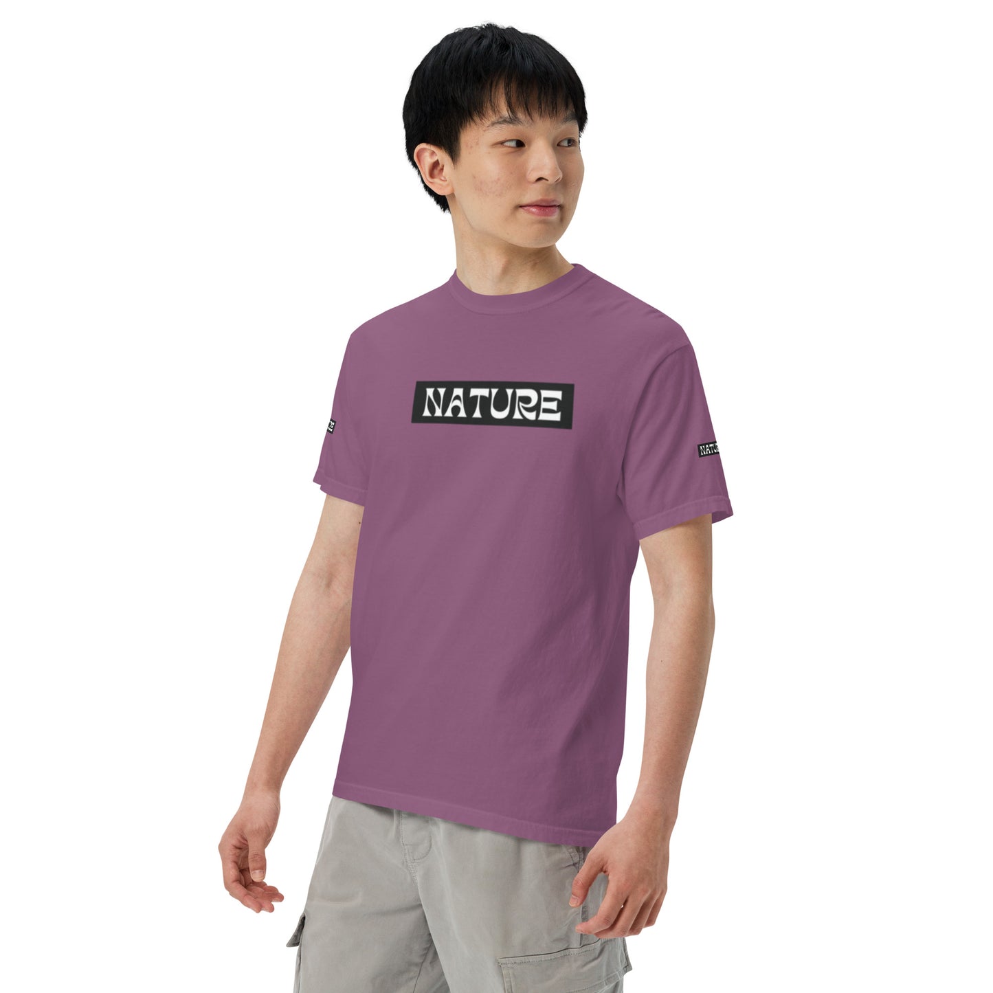 Nature Unisex garment-dyed heavyweight t-shirt