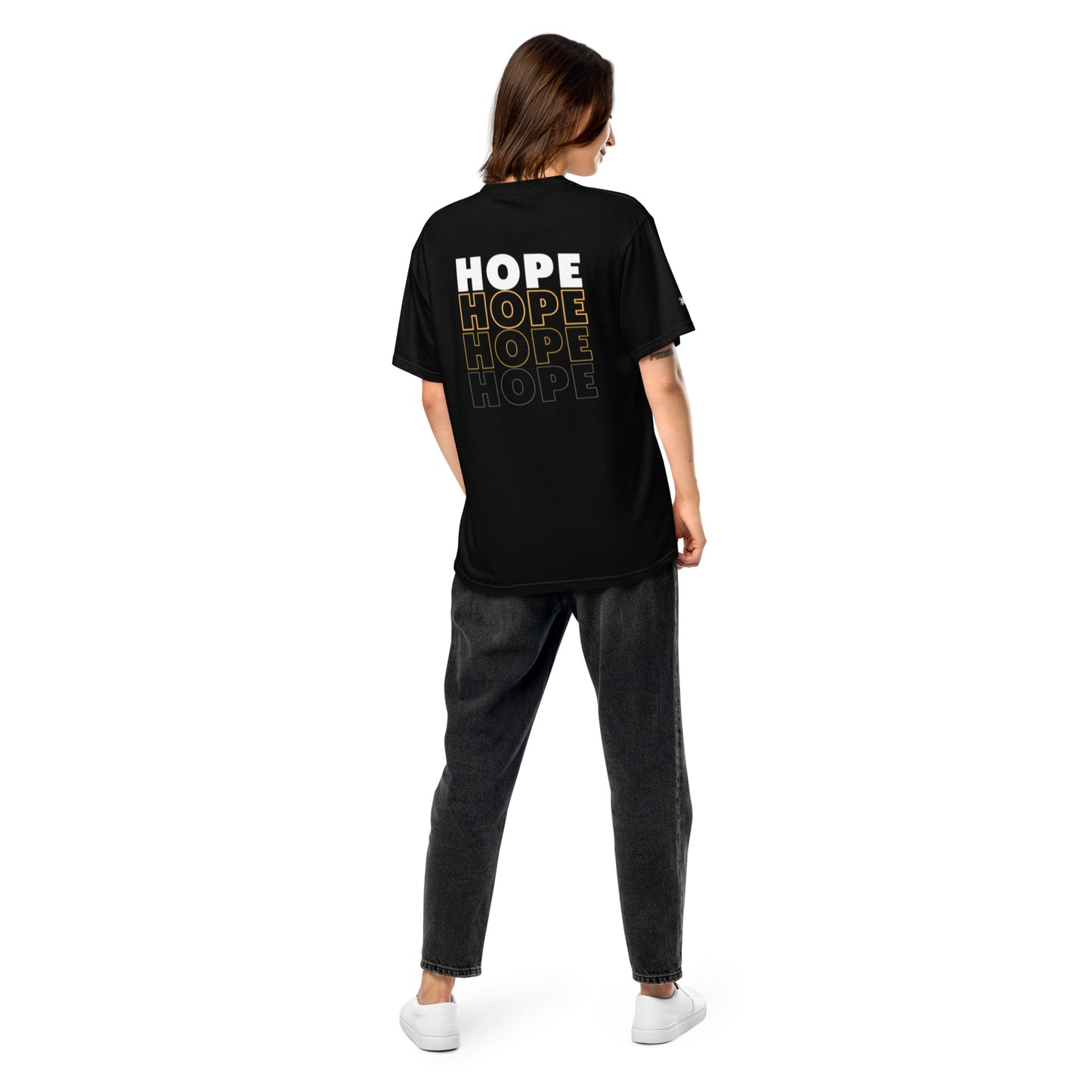 HOPE Unisex garment-dyed heavyweight t-shirt