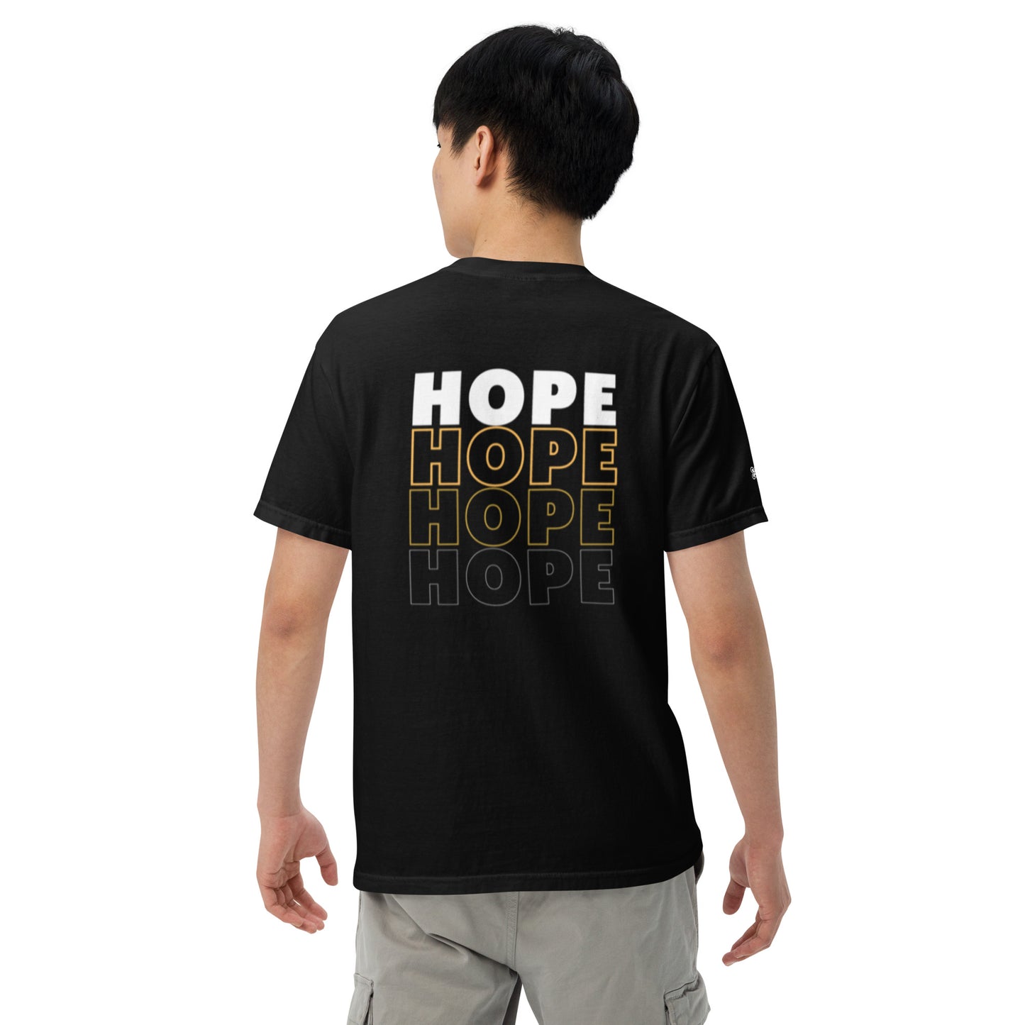 HOPE Unisex garment-dyed heavyweight t-shirt