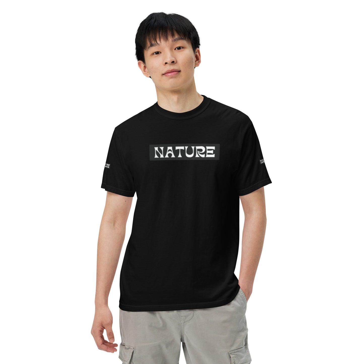 Nature Unisex garment-dyed heavyweight t-shirt
