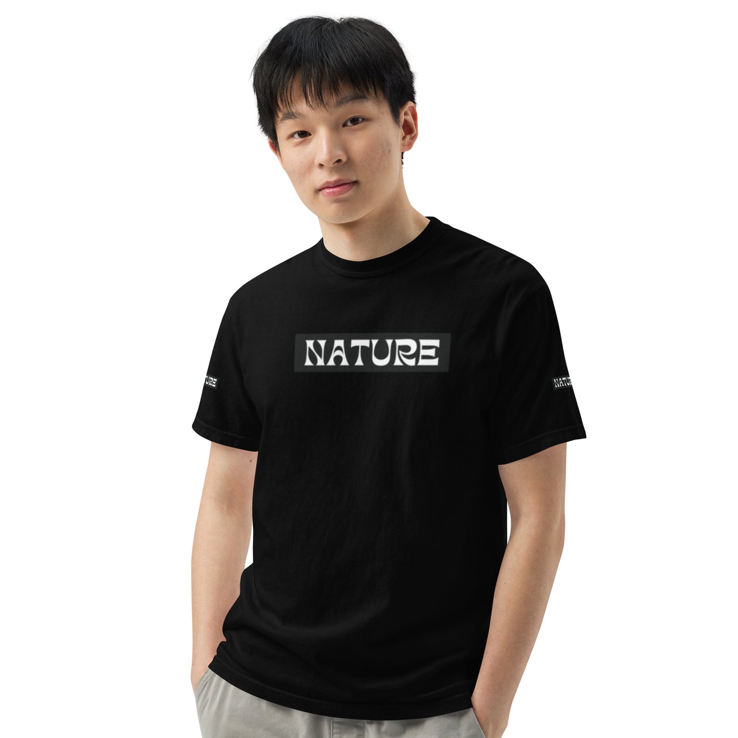 Nature Unisex garment-dyed heavyweight t-shirt