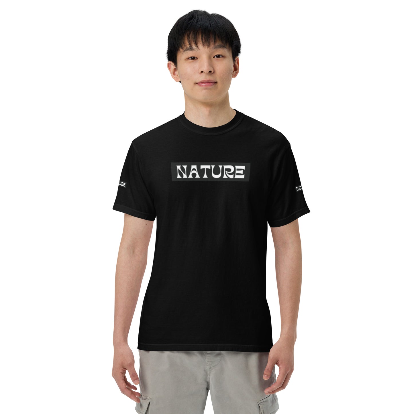 Nature Unisex garment-dyed heavyweight t-shirt