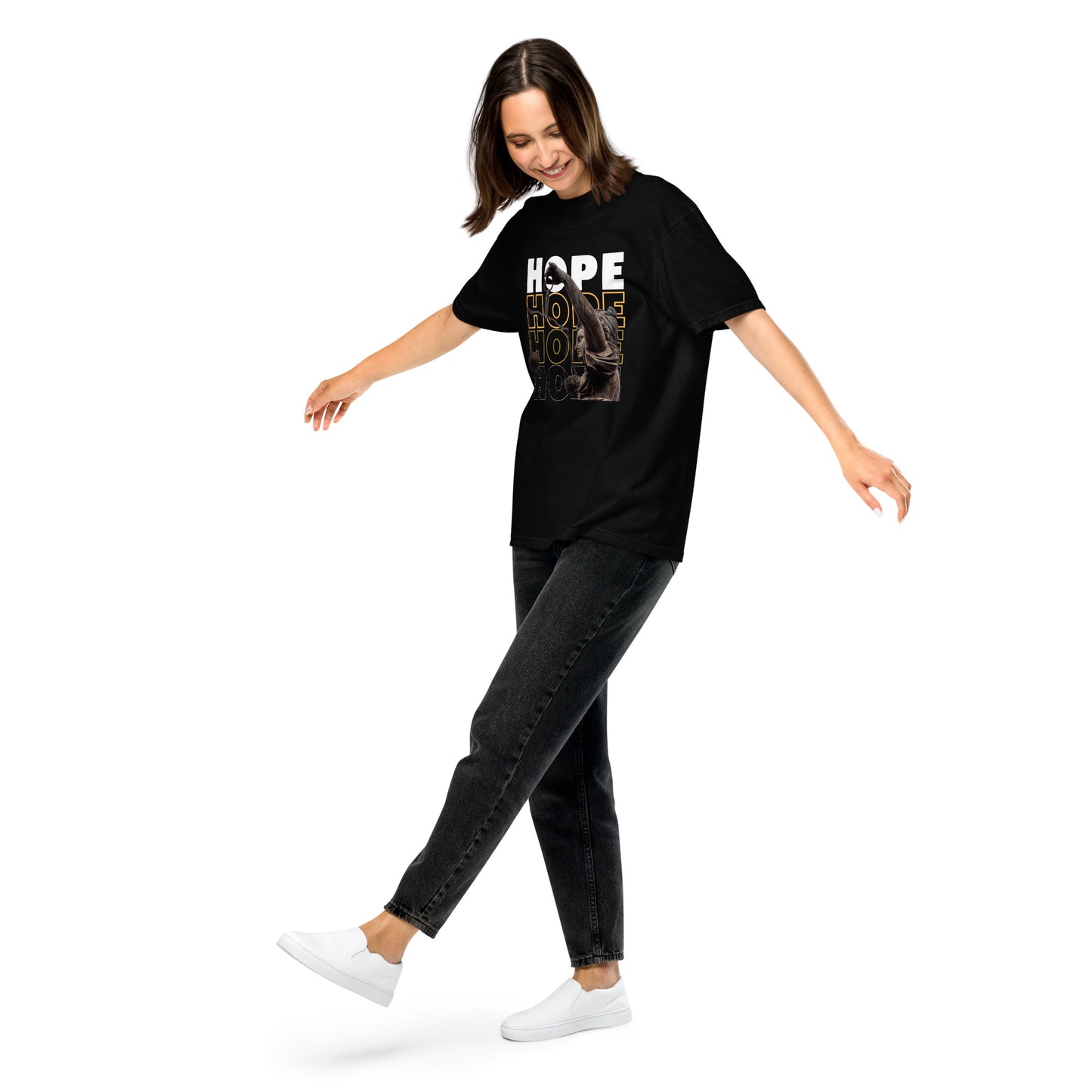 HOPE Unisex garment-dyed heavyweight t-shirt
