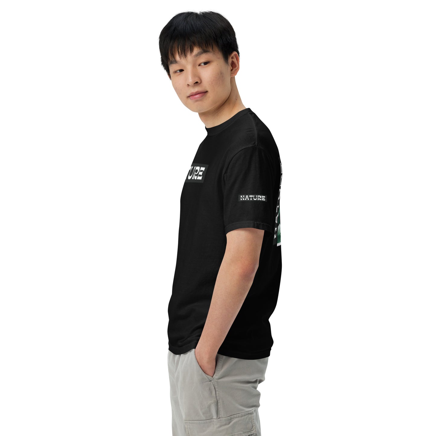 Nature Unisex garment-dyed heavyweight t-shirt
