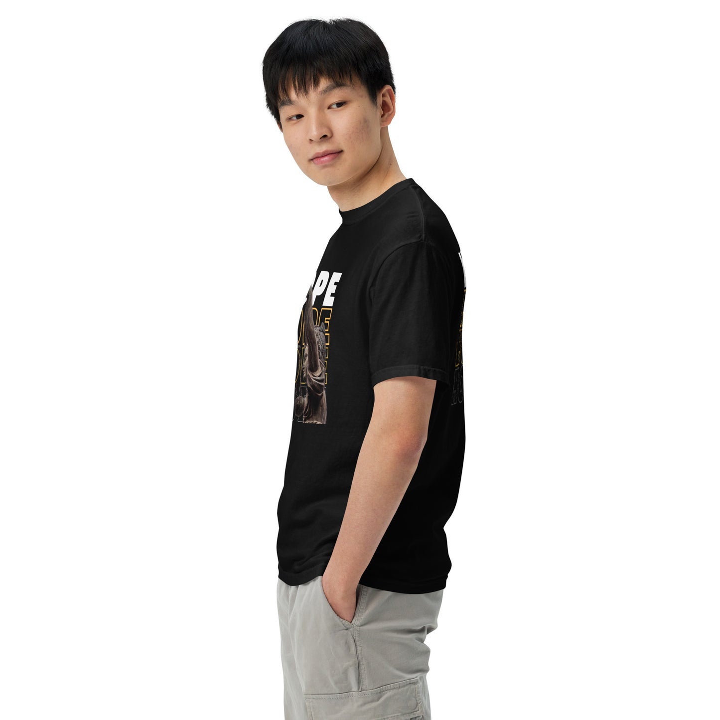 HOPE Unisex garment-dyed heavyweight t-shirt