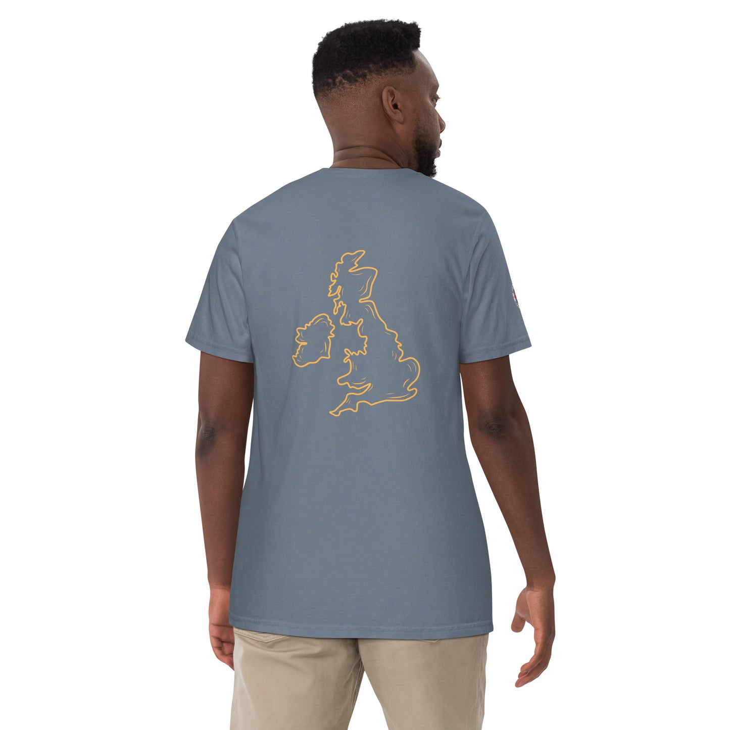 UK Unisex garment-dyed heavyweight t-shirt