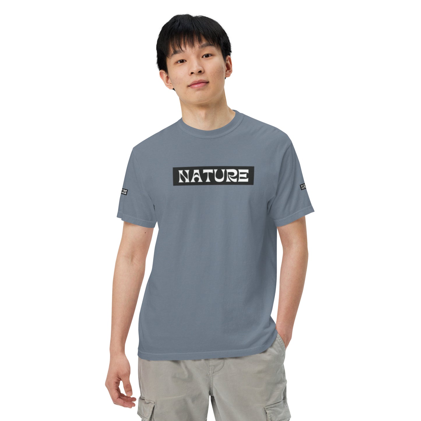 Nature Unisex garment-dyed heavyweight t-shirt