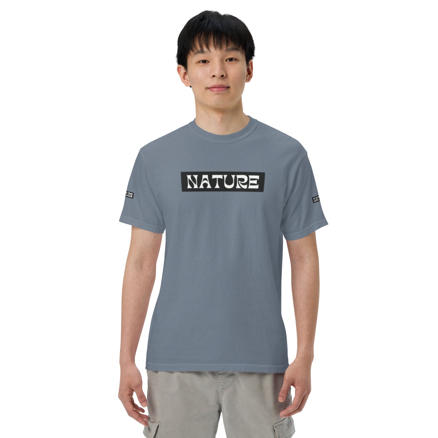 Nature Unisex garment-dyed heavyweight t-shirt