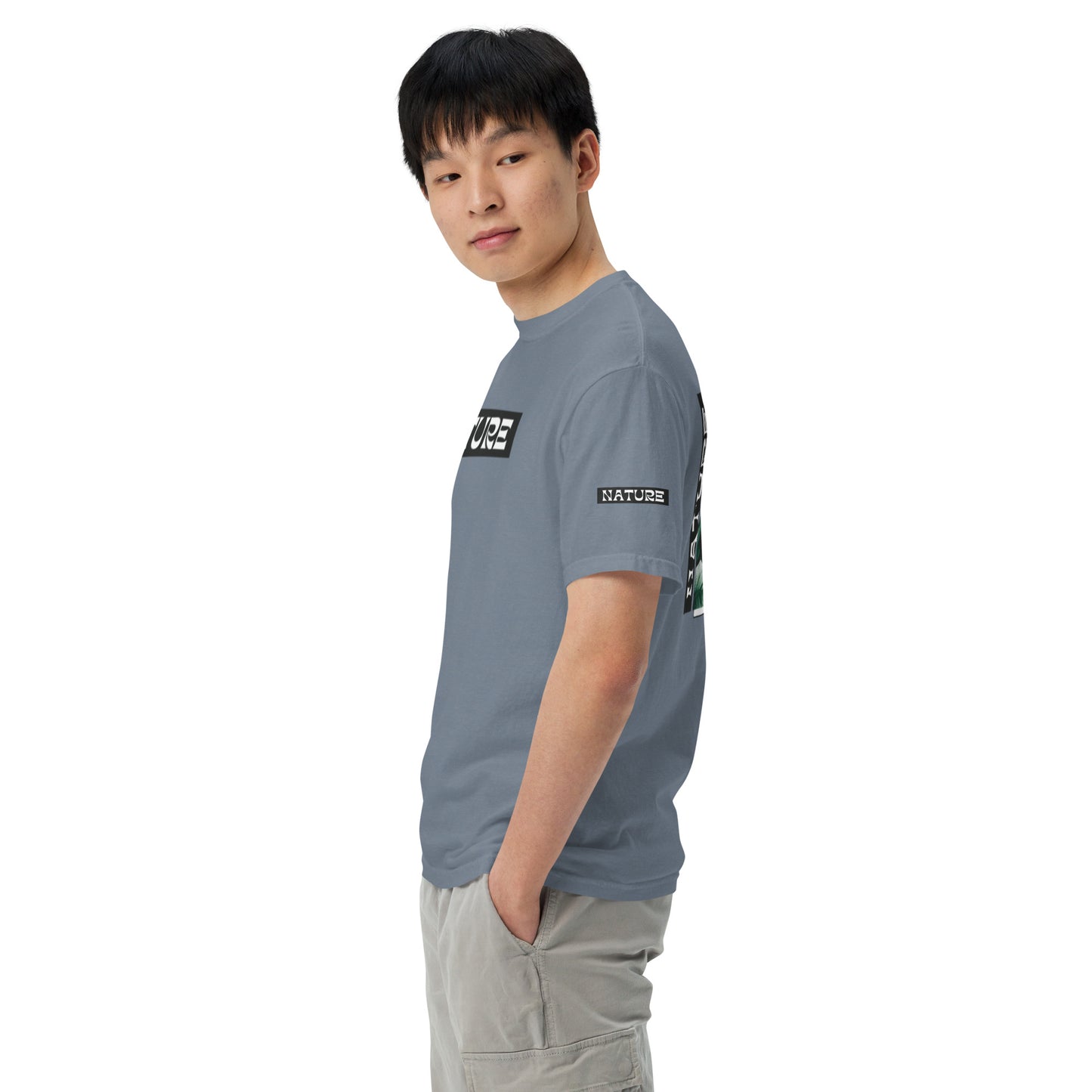 Nature Unisex garment-dyed heavyweight t-shirt